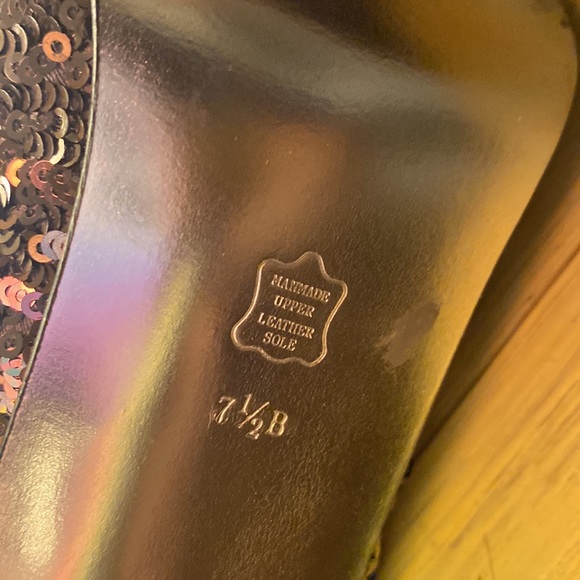 E Live From the Red Carpet silver sequins high heels - Picture 7 of 11